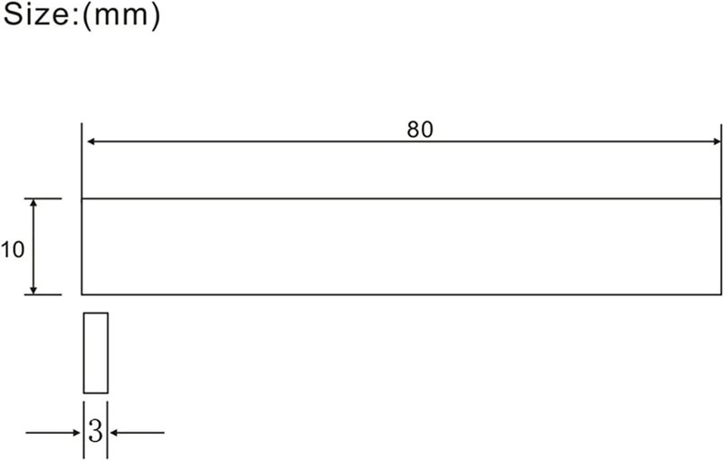 MAXCHEER 6 String Acoustic Guitar Bone Bridge Saddle and Nut Made of Real Bone with 2pcs Sandpaper(6Pcs Saddle) - Image 2